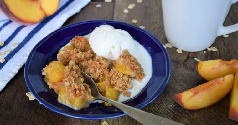 Southern Peach Crisp Recipe