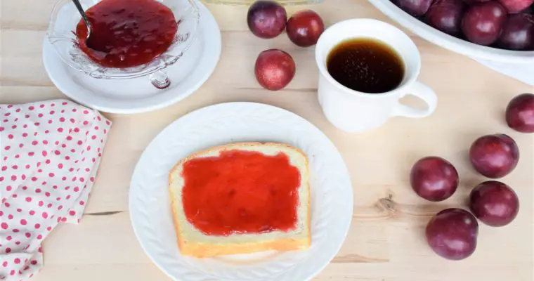 Bright Refrigerator Plum Jam Recipe