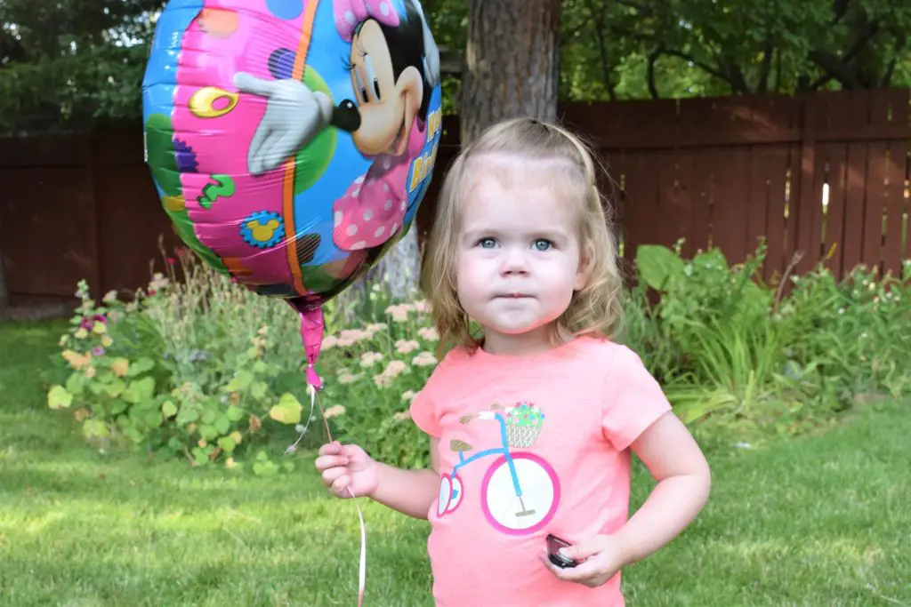 Ellie 2nd birthday, squash presentation