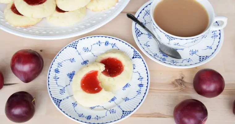 Plum Jam Thumbprint Cookies – Childhood Joys