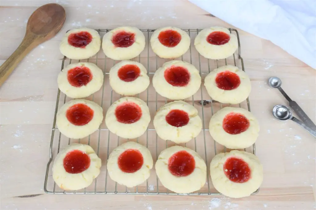 Plum Jam Thumbprint Cookie