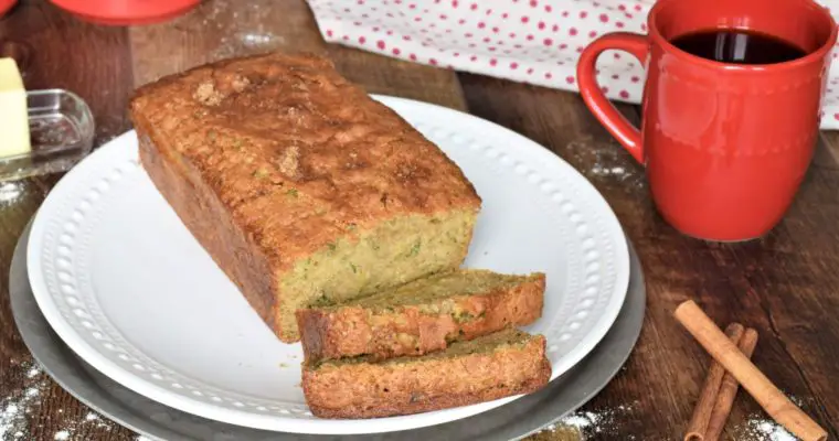 ‘Four cups of Zucchini’ Bread – Dairy Free