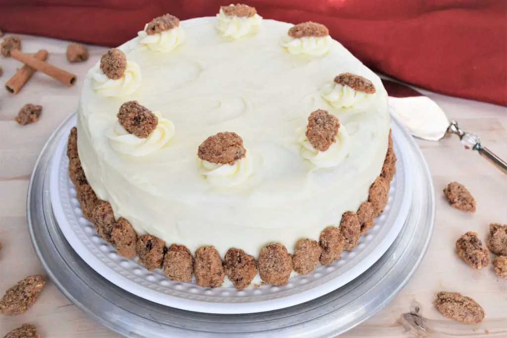 Whole moist carrot cake - this bread will rise