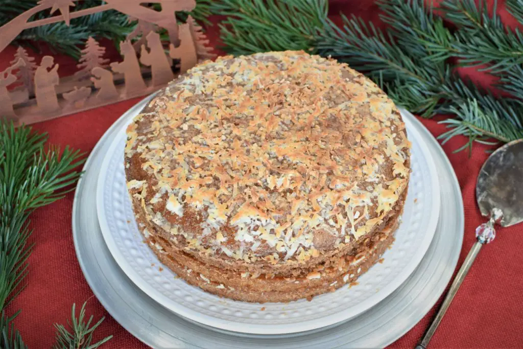 Merry Christmas Oatmeal cake
