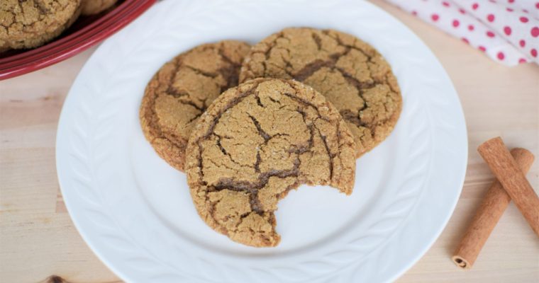 Chewy Ginger Molasses Cookies – G/F, D/F