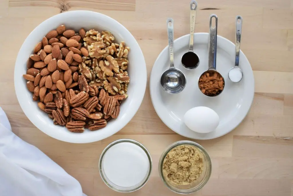 candied nut ingredients