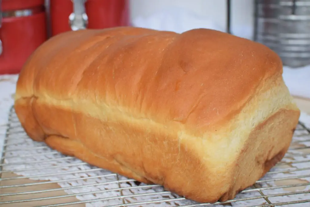 Whole loaf of cinnamon swirl bread - this bread will rise
