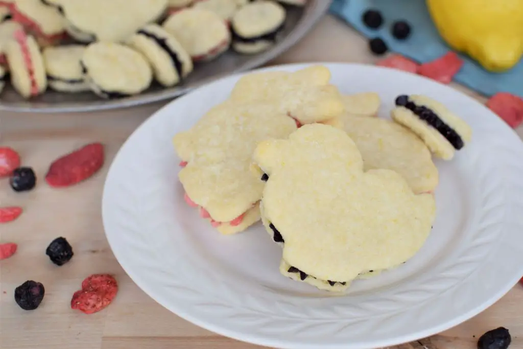 Plate of spring cookies