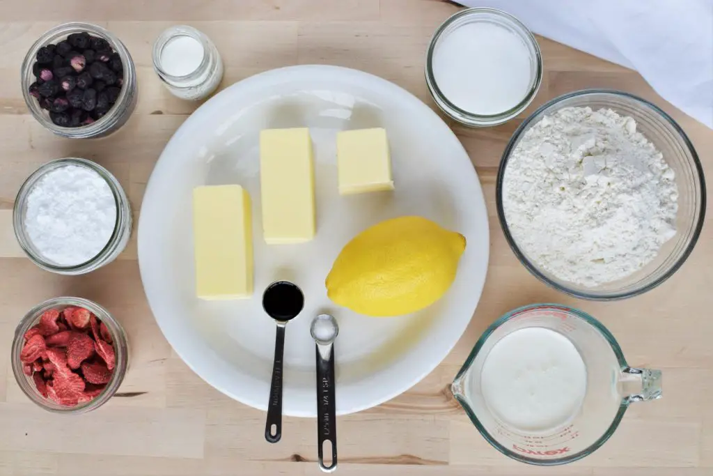 Spring Cookie Ingredients