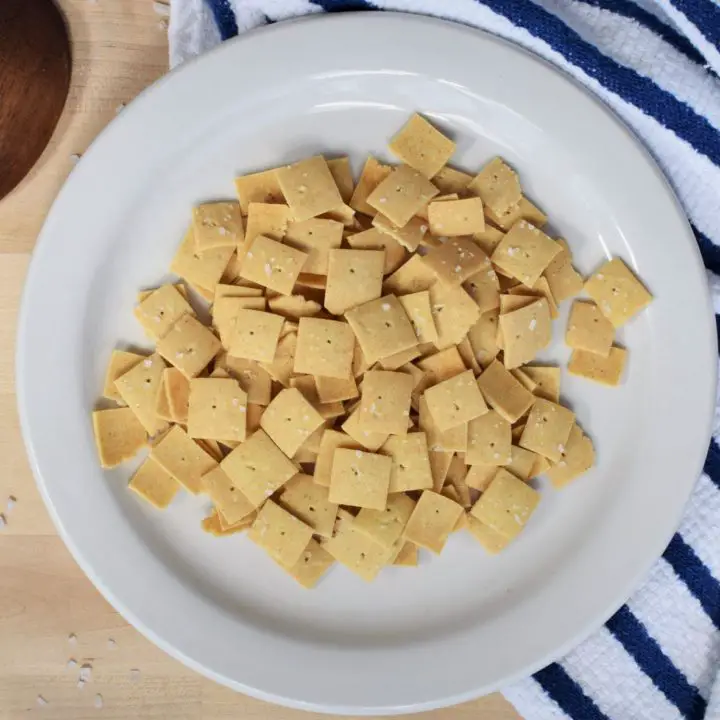 Plate of millet crackers - this bread will rise