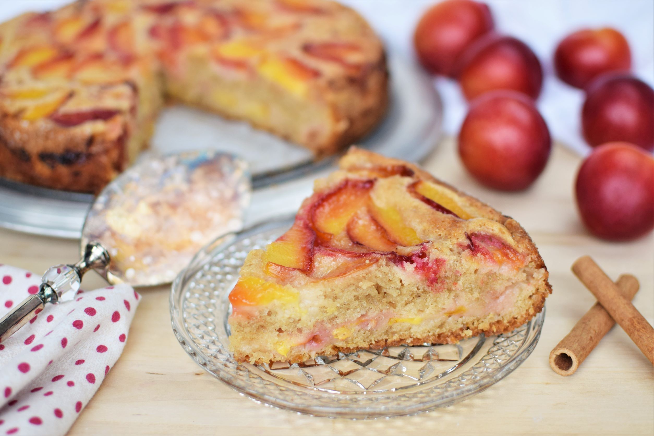 Spiced Plum Cake