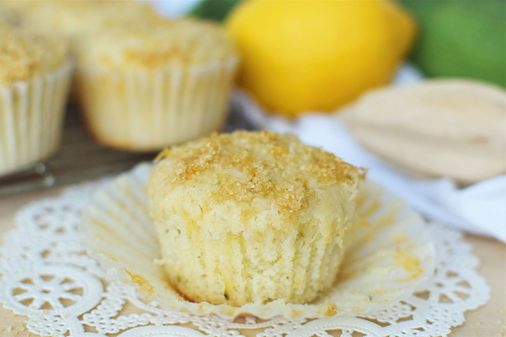 Lemon Zucchini Muffins